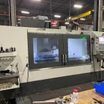 Haas VF-7 CNC vertical machining center in the machine shop